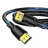 Jorenca 8K/4K HDMI Kabel 1m(HDMI 2.1,8k@60hz,48gbps&4k@120hz,18gbps) Ultra High Speed vergoldete Anschlüsse,Ethernet Audio Return, Video 8K/4K,Full HD 1080P,3D-kompatibel X-box Laptop PS3 PS4 PS9 HDTV