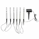 Haushalt International LED Solarlampen Bubbles 6er mit Farbwechsel 6er Set 70352