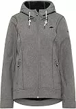 Schmuddelwedda Damen Softshelljacke, Grau Melange AOP, XL
