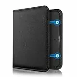 CoBak Kfz Zulassungs Fahrzeugschein Hülle und Versicherungshalter – Magnetverschluss Auto Organizer für das Handschuhfach im, Zubehörtasche für wichtige Dokumente Karten（Schwarz）