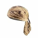 ikasus Unisex Sports Bandana Cap Mütze Kopftuch,Fahrrad Kopfbedeckung Atmungsaktiv UV Schutz Kopftuch Pirat Cap Bandana Fahrrad Motorrad Stirnband Biker Hat Helmmütze Schnell Trocknender Sonnenschutz