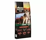 Dehner Wild Nature Hundefutter Hochmoor, Trockenfutter getreidefrei / zuckerfrei, für ausgewachsene Hunde, Ente, 12 kg