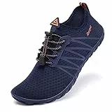 Racqua Wasserschuhe Schwimmen Strand Pool Meer Aqua Schnell trocken rutschfeste Schuhe Atmungsaktive Boot Tauchen Neoprenanzug Kajak Nass Segeln Schuhe für Männer & Frauen Marine 43
