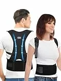 BACK BODYGUARD Hometrainer - Rücken Geradehalter für eine aufrechte Körperhaltung - Rückenstütze - Hometrainer zur Haltungskorrektur (Schwarz, 1S)