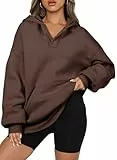 BLENCOT Damen Kapuzenpullover Oversize Winter Sweatshirt Kapuzenpulli Langarm Hoodie Sport