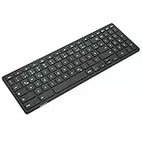 Targus Works with Chromebook Bluetooth Antimicrobial Keyboard, kabellose Tastatur, antimikrobielle Oberfläche, deutsches Layout (QWERTZ), schwarz, AKB872DE, 43 x 2,7 x 14 cm