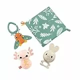 Fisher-Price Baby Sensorische Erlebnisse Geschenkset mit feinmotorischen Aktivitäten für Neugeborene, 4 Teile, HRB17