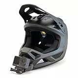 Action Cam Chin Mount für Mountainbikehelme, kompatibel mit GoPro, DJI, Insta360 (Single, Fox Rampage)