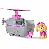 PAW PATROL - Skye-Figur mit Helikopter, stabiles Basis-Fahrzeug (2025), authentisches Spielzeug zur Serie für Kinder ab 3 Jahren
