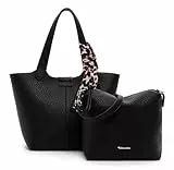 Tamaris Georgia City Shopper S Black