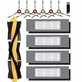12 Stück Zubehör für Ecovacs Deebot N8, T8, Ersatzteile für Ecovacs N8/ N8+/ N8 Pro/ N8 Pro+/ N7,T8/ T 8+/ T 8 AIVI/T 8 AIVI+/ T 8 MAX,T9/ T9+,ozmo 950 920,1 Hauptbürste, 4 Filter, 6 Seitenbürsten