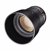 Samyang MF 85mm F1,4 AS IF UMC für Sony E – Vollformat Portrait Objektiv , geeignet für APS-C, manueller Fokus, für Sony Alpha - A7S III, A7C, A9 II, A7R IV, A6100, A6400, A6600, A6500