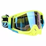 Akozon Schutzbrille, Motorradbrille, Enge Passform, Erweitert den Horizont, Reiten für Männer und Frauen, Fahrrad, Motorrad, TPU, Wirksamer Schutz, CleaRVision
