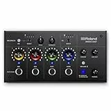 Roland BRIDGE CAST Dual Bus Gaming Mixer | Professionelles Audio-Streaming-Interface und Mixer für Online-Gamer | 32-Bit Hardware-DSP | USB-C Verbindung für Windows & Mac | Schwarz