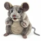 Folkmanis Graue Maus Handpuppe 3202, Grau, Braun, Beige