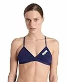 Arena Performance Team Solid Damen-Bikinioberteil für den Pool, Schnelltrocknendes Oberteil aus Arena Maxfit Eco-Gewebe mit Maximaler Chlor- und Salzwasserbeständigkeit, 50+ UV-Schutz