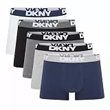 DKNY Portland Boxers | Herren Boxershorts Multipack | Weiche Baumwolle, Atmungsaktive Trunks | Komfortable Passform, Logo-Bund, Schwarz | Ideal für Alltag & Freizeit