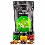 Hallingers Gute Besserung - Glückwünsche Wundertüte Geschenkset Kräutertee, Früchtetee & Roibusch Tee - Wunsch Genesung (Bag) - Geschenkideen Weihnachten & Geschenke Adventskalender | Geburtstag Glück