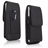 Handy Gürteltasche Premium Gürtel Tasche Handytasche Halterung Universal für iPhone 15 14 13 12 Pro Max 7 8 Plus, Samsung Galaxy S21 FE S23 S22 S21 S20 FE S10 A13 (L)