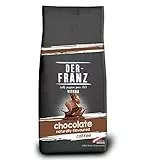 Der-Franz Kaffee, Mischung aus Arabica und Robusta, geröstet, ganze Bohne aromatisiert mit natürlicher Schokolade UTZ, 1000 g