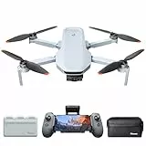Potensic ATOM 2 GPS Drohne mit Kamera, 4K HDR-Video, 8K Foto, 10KM Übertragung,  249g, 3-Achsen-Gimbal, AI-Folgen/AI-Nacht/QuickShots/Vertikale Aufnahmen, 3 Akkus 96 Min. Flugzeit, C0, für Erwachsene