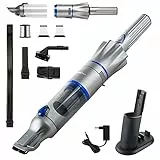 Genius A82119, Invictus One 2.0 Handstaubsauger + Bodenstaubsauger 12-TLG blau-Handsauger beutellos & kabellos mit 13000PA | 2X HEPA Filter, Lithium Ionen Akku, Zusatz Bürsten-Set, 90 W, 76 Dezibel