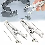 Federstegzange, 6825 Legierung Stahl Uhrenarmband-Entferner, Uhrenarmband-Einstellwerkzeug Federsteg Standard Zange Entferner Ersatz Werkzeug Werkzeug Werkzeug Pinzette Kit für Uhrenarmbänder