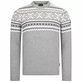 Giesswein Norweger Pullover Herren - feinste Merino Lammwolle, Wollpullover für Herren mit Jacquard Strick, extra warm im Winter