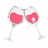 MAGICLULU Wacky Eyeglasses Wein Form Lustige Partybrille Für Bar Nachtclub Und Mottopartys Ausgefallene Sonnenbrille Für Unvergessliche Feiern Und