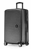 Hauptstadtkoffer Mitte - Großer Hartschalenkoffer, TSA, 4 Rollen, Check-In Gepäck mit 8 cm Volumenerweiterung, 77cm, 130 Liter, Graphite