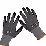 TECH-CRAFT® Arbeitshandschuh Flexible Touch | Atmungsaktive Montagehandschuhe | Touchscreenfähig | Geprüft nach EN388:2016 – 4131X | Schutzhandschuhe (Größe 10, 3 Paar)