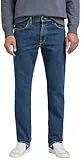 Lee Brooklyn Straight Herren Jeans, Mid Stonewash, 36W / 30L