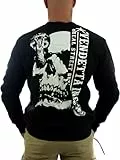 Vendetta Inc. Männer Sweatshirt Rundhals Real Street Skull schwarz 4021 (4XL)