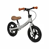Momi BREKI Kinderlaufrad für Mädchen und Jungen ab 3 Jahren (max. Körpergewicht 25 kg), Stabiler, Leichter Metallrahmen 3 kg, regulierbare Sattelhöhe mit Quick Release, pannensichere Eva-Räder