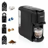 Princess Kaffeemaschine 249452 – Für Nespresso™-Kapseln, Dolce Gusto & ESE-Pads – Italienische 19-Bar-Pumpe – 0,6 L – 1450 W
