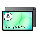 Samsung Galaxy Tab A11+ 5G, AI Tablet, 11 Zoll Display, 90 Hz Bildwiederholrate, 128 GB Speicher, 6 GB RAM, Android, Dolby Atmos Quad-Lautsprecher, Gray, 3 Jahre Herstellergarantie