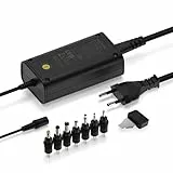 Ansmann 12V Netzteil APS 2250H Netzstecker bis max. 2250mA (7 universal Adapter Stecker) Netzadapter für Elektrokleingeräte von 12-24 Volt regelbar, 1201-0026
