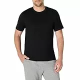 Amazon Essentials Herren T-Shirt mit lockerer Passform, Schwarz, L