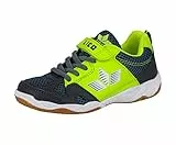 Lico Sport VS Unisex Kinder Hallenturnschuh, Anthrazit/ Lemon, 38 EU