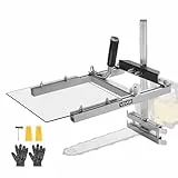 VEVOR Mobiles Sägewerk für Kettensäge, Kettensägenmühle für 41-51 cm Plankenfräsbalken, Schnittholz-Querschnittführungskettensäge mit Schutzschild, 0,2-11,81 Zoll Schnittdicke