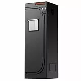 Spider Farmer Growzelt 60x60x180cm, Indoor Grow Tent Kultivation Zelt, hergestellt aus hochreflektierendem Mylar mit Beobachtungsfenster und abnehmbarem Boden Tablett, für SF1000/SF1000D