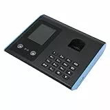 NGTeco Fingerabdruck-Stempeluhr W2, Biometrische Zeiterfassungsmaschine für Mitarbeiter, Fingerscan, Automatischer Stempel, LAN-WLAN, Keine Monatliche Gebühr (EU-Stecker)