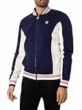 Fila Herren Settanta Track Jacke, Peacoat/Gardenia/Chinese Red, XL