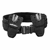 Walimex pro Kamera Hüftgurt mit 2x V-Dock Argus – Tragegurt mit Holster für Fotoshooting und Outdoor Fotografie – V Clip Kameraholster mit Bauchgurt
