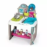 Smoby - Tierarzt Klinik - Spielset mit Untersuchungs- und Waschbereich, inklusive umfangreiches Arztzubehör, Plüschkatze und Plüschhamster, für Kinder ab 3 Jahren