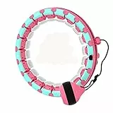 Pterygoid Hula Reifen Hoop Erwachsene & Kinder, Smart Fitness Reifen zur Gewichtsreduktion, 24 Abnehmbare Abschnitte und Einstellbar Breit Hullahub Reifen mit Gewichte Ball