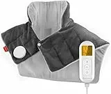 Comfytemp Voll gewichtetes Heizkissen für Nacken Schulter mit 9 Wärmestufen 0,5-9h Abschaltautomatik, 1 kg Nackenwärmer Schulterwärmer Elektrisches Wärmekissen Geschenke für Mütter, Frauen, Mama, Papa