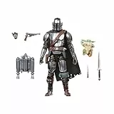 Star Wars The Black Series Der Mandalorianer & Grogu, Deluxe Action-Figurengeschenk zum Sammeln The Mandalorian & Grogu, Skala 15 cm