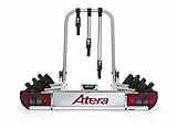 Atera 022601 PKW Fahrradträger Strada DL 3 Auto-Kupplungsträger mit Rückleuchten - für 3 Fahrräder