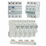 Hager Set 1x FI CDS440D 40a 0,03 + 1x LS-Schalter 3-polig MBS316 + 5x LS-Schalter 1-polig MBS116 + 1x Phasenschiene 3-polig KDN363F